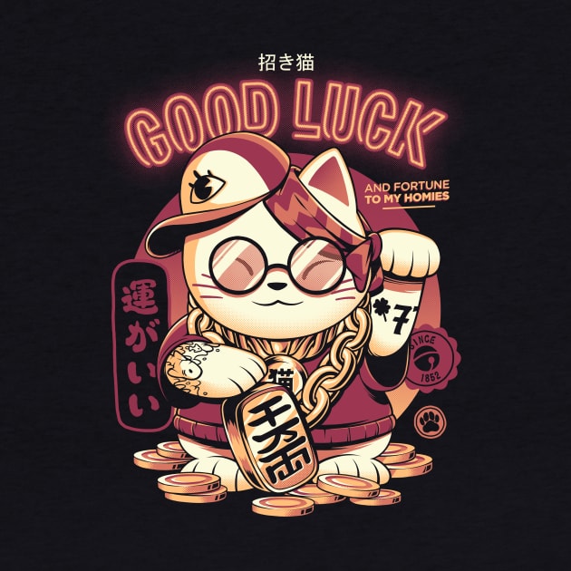 Lucky Cat by Ilustrata